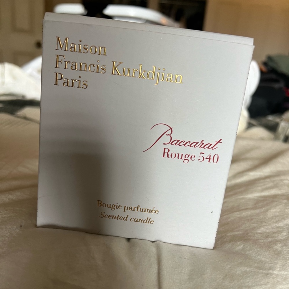 Madison Kurkdjian Baccarat Rouge 540 candle .